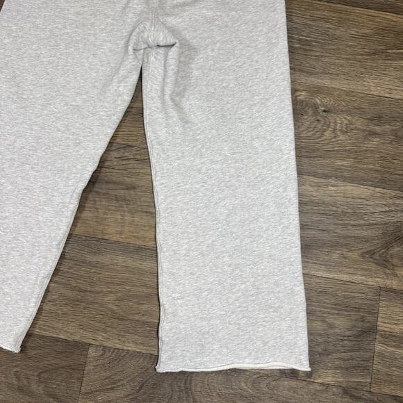 Frank & Eileen Catherine Favorite Sweatpants Size Medium Gray Crop Raw Hem - Picture 14 of 14